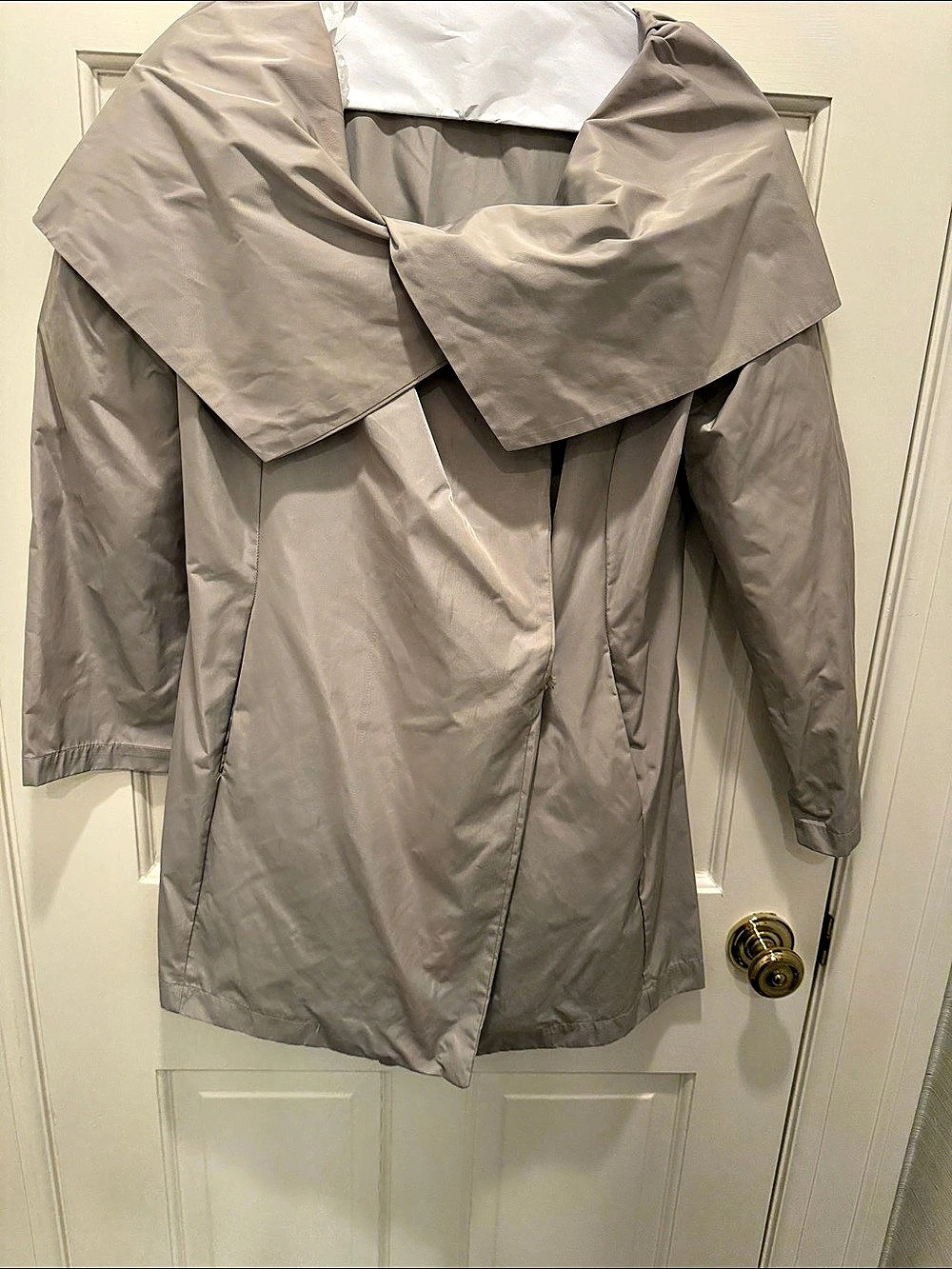 Women's Gray Trench Coat Like New
